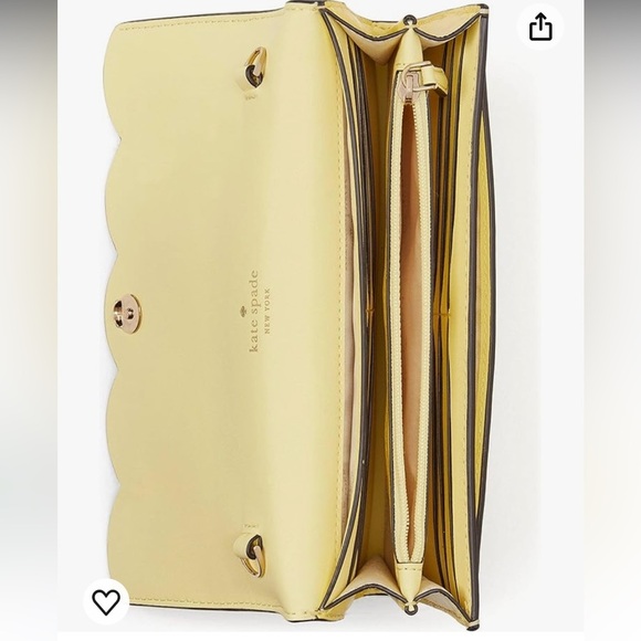 Kate Spade  Gemma wallet on a chain Crossbody bag  smooth leather  Violet  NWT - Picture 8 of 11